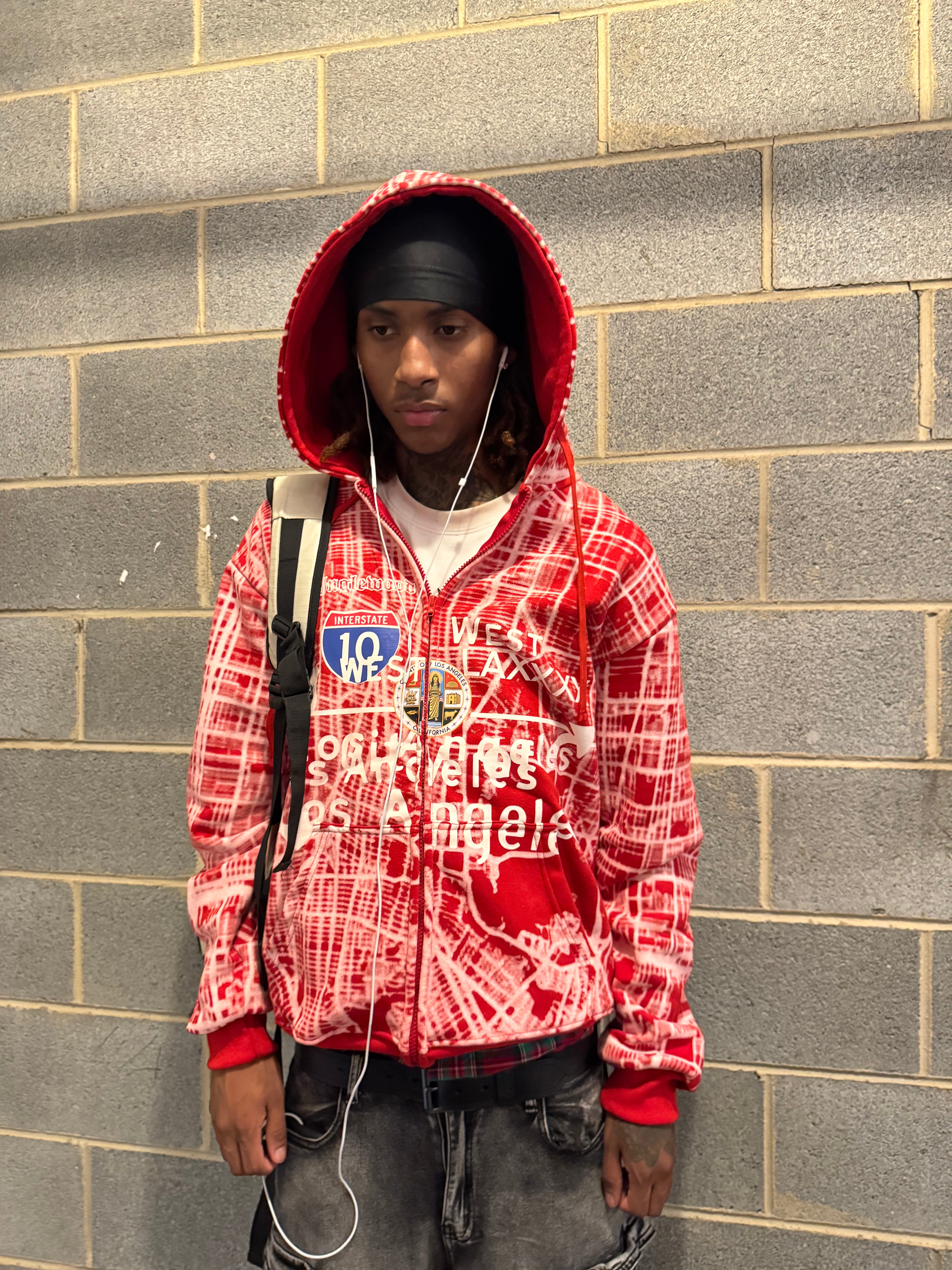 LA Cartography zip up